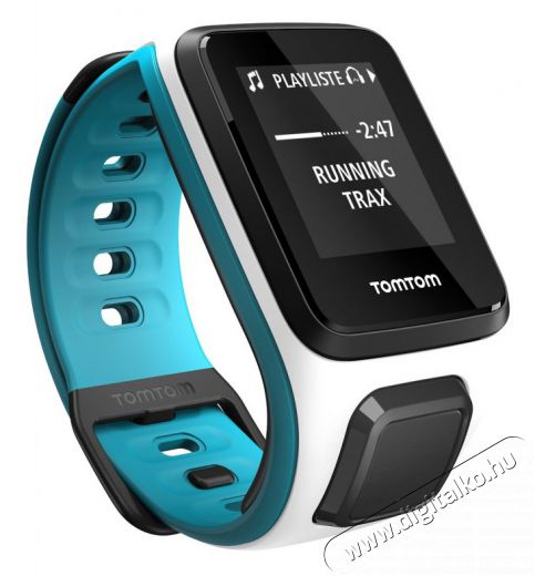 TomTom 1RF0.001.03 (S)Runner 2 cardio sport óra - fehér/türkiz Háztartás / Otthon / Kültér - Óra - Sport / pulzusmérő óra - 308470