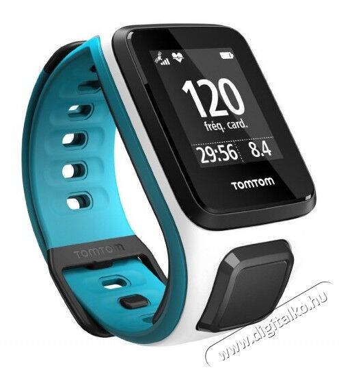 TomTom 1RF0.001.03 (S)Runner 2 cardio sport óra - fehér/türkiz Háztartás / Otthon / Kültér - Óra - Sport / pulzusmérő óra - 308470