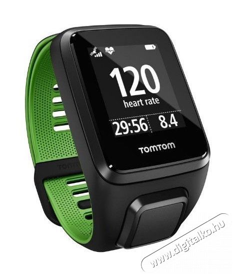 TomTom 1RK0.001.01 Sport óra fekete/zöld S-es Mobil / Kommunikáció / Smart - Okos eszköz - Okosóra - 316705