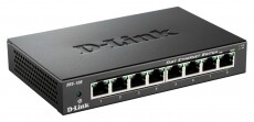 D-Link DES-108/E 8-port 10/100Mbps fémházas Fast Ethernet Switch Iroda és számítástechnika - Hálózat - Switch - 317473