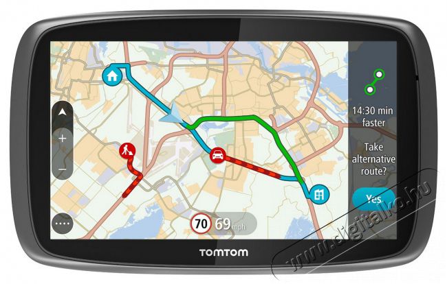 TomTom 1FA6.002.57 Go 610 6" GPS navigáció Autóhifi / Autó felszerelés - GPS navigáció - GPS navigáció - 307960