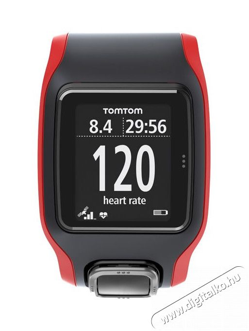 TomTom 1RH0.001.02 Multi-Sport Cardio sportkaróra - piros/fekete Háztartás / Otthon / Kültér - Óra - Sport / pulzusmérő óra - 307949