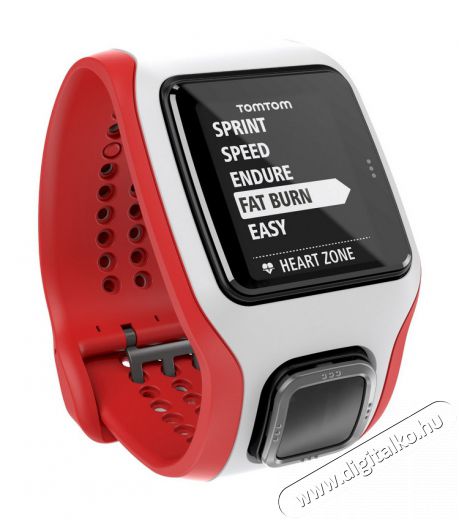 TomTom 1RH0.001.03 Multi-Sport Cardio sportkaróra - fehér/piros Háztartás / Otthon / Kültér - Óra - Sport / pulzusmérő óra - 307954