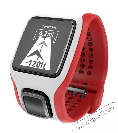 TomTom 1RH0.001.03 Multi-Sport Cardio sportkaróra - fehér/piros Háztartás / Otthon / Kültér - Óra - Sport / pulzusmérő óra - 307954