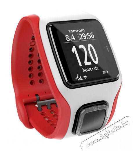 TomTom 1RH0.001.03 Multi-Sport Cardio sportkaróra - fehér/piros Háztartás / Otthon / Kültér - Óra - Sport / pulzusmérő óra - 307954