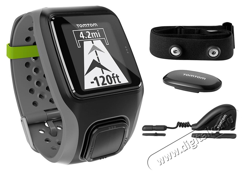 TomTom 1RS0.001.02 Multi-Sport sportkaróra + mellkaspánt + lépés és sebességmérő Háztartás / Otthon / Kültér - Óra - Sport / pulzusmérő óra - 307967