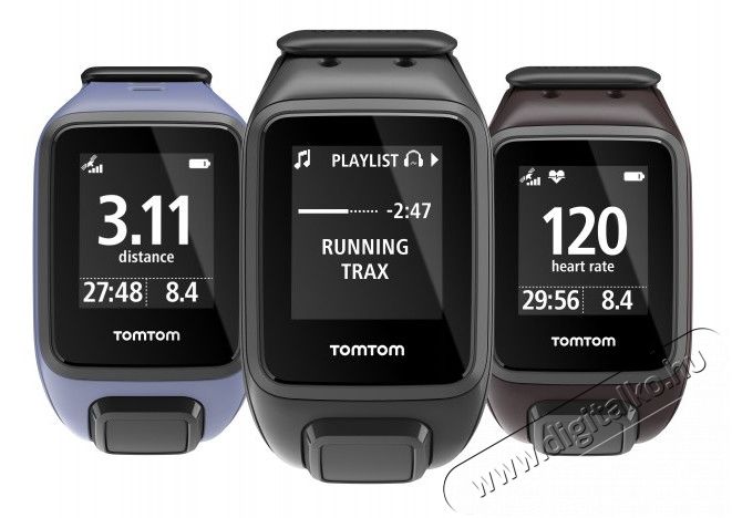 TomTom 1RFM.001.02 Runner 2 Cardio+Music (S) aktivitásmérő okosóra - sötétkék/viola Mobil / Kommunikáció / Smart - Okos eszköz - Okosóra - 307971