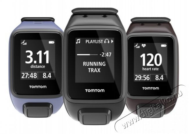TomTom 1RFM.001.02 Runner 2 Cardio+Music (S) aktivitásmérő okosóra - sötétkék/viola Mobil / Kommunikáció / Smart - Okos eszköz - Okosóra - 307971