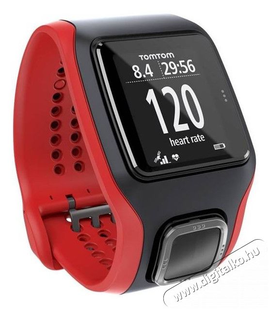 TomTom 1RA0.001.00 Runner Cardio sportkaróra - piros/fekete Háztartás / Otthon / Kültér - Óra - Sport / pulzusmérő óra - 307962