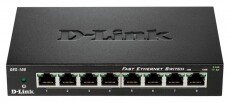 D-Link DES-108/E 8-port 10/100Mbps fémházas Fast Ethernet Switch Iroda és számítástechnika - Hálózat - Switch - 317473