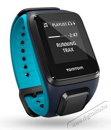 TomTom 1RFM.001.01 Runner 2 Cardio + Music (L) sportkaróra - sötétkék/világoskék Háztartás / Otthon / Kültér - Óra - Sport / pulzusmérő óra - 307970