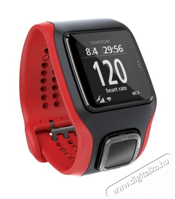 TomTom 1RH0.001.02 Multi-Sport Cardio sportkaróra - piros/fekete Háztartás / Otthon / Kültér - Óra - Sport / pulzusmérő óra - 307949