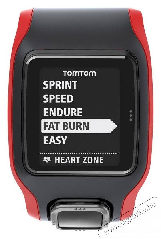 TomTom 1RA0.001.01 Runner Cardio sportkaróra - fekete/piros Háztartás / Otthon / Kültér - Óra - Sport / pulzusmérő óra - 307963