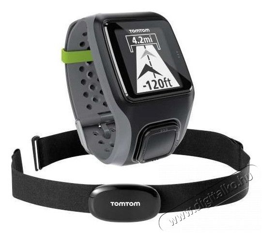 TomTom 1RS0.001.01 Multi-Sport sportkaróra + mellkaspánt - szürke Háztartás / Otthon / Kültér - Óra - Sport / pulzusmérő óra - 307983