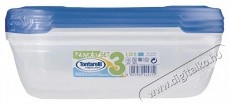 Tontarelli Nuvola Ételtároló doboz szett, 3× 1,15 l, kék Konyhai termékek - Edény - Ételtároló - 520158