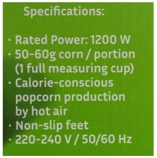 Too PM-101 Popcorn készítő - lila/fekete Konyhai termékek - Konyhai kisgép (sütés / főzés / hűtés / ételkészítés) - Konyhai különlegesség - 360367