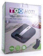 Too SM-202B-1400W grill- és szendvicssütő Konyhai termékek - Konyhai kisgép (sütés / főzés / hűtés / ételkészítés) - Melegszendvics / gofri sütő - 368428
