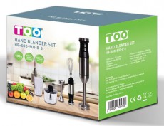 Too HB-600-501 botmixer szett - fekete-inox Konyhai termékek - Konyhai kisgép (előkészítés / feldolgozás) - Botmixer - 368399