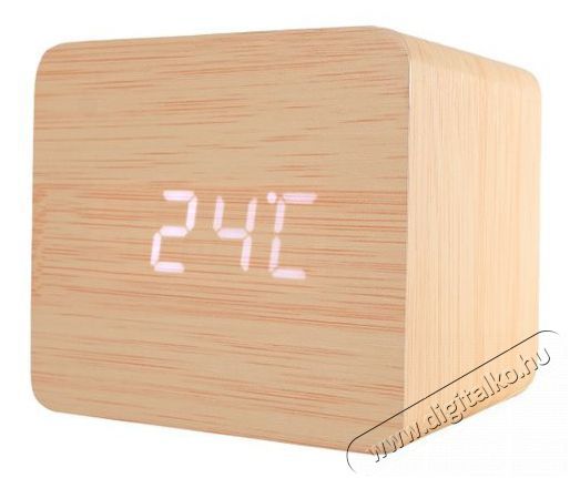 Too DC-320LBN-Qi digit&aacute;lis &oacute;ra vezet&eacute;k n&eacute;lk&uuml;li t&ouml;ltővel - vil&aacute;gosbarna H&aacute;ztart&aacute;s / Otthon / K&uuml;lt&eacute;r - &Oacute;ra - &Eacute;bresztő&oacute;ra - 379912