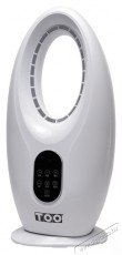 Too FANB-50-101-W fehér lapát nélküli ventilátor Háztartás / Otthon / Kültér - Ventilátor / Légkondicionáló - Asztali ventilátor - 381100