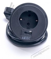 Too GPS-203-1B IP20, 1x 2P+F, kábelkivezettéssel, fekete asztalba süllyeszthető elosztó Háztartás / Otthon / Kültér - Világítás / elektromosság - Hálózati elosztó / hosszabbító / adapter - 386978