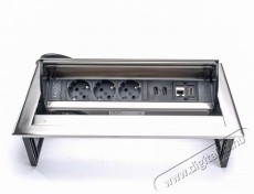 Too RPS-110-3S hidraulikus ezüst asztalba süllyeszthető elosztó Háztartás / Otthon / Kültér - Világítás / elektromosság - Hálózati elosztó / hosszabbító / adapter - 386979
