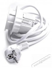 Too GPS-202-1W IP20, 1x 2P+F, kábelkivezetéssel, fehér asztalba süllyeszthető elosztó Iroda és számítástechnika - Egyéb számítástechnikai termék - 387916
