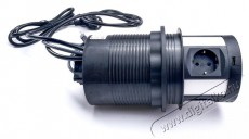 Too PPS-101-4B IP20,4x 2P+F,HDMI,RJ45,2x USB-A,Qi töltés, hidraulikus, asztalba süllyeszt elosztó - fekete Háztartás / Otthon / Kültér - Világítás / elektromosság - Hálózati elosztó / hosszabbító / adapter - 387912