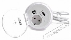 Too PPS-102-1W IP20,1x 2P+F,USB-A,Type-C,QI-töltés,HDMI, asztalba süllyeszthető elosztó - fehér Háztartás / Otthon / Kültér - Világítás / elektromosság - Hálózati elosztó / hosszabbító / adapter - 387913