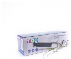 Too PPS-301-3C IP20, 3x 2P+F, króm asztalba süllyeszthető elosztó Háztartás / Otthon / Kültér - Világítás / elektromosság - Hálózati elosztó / hosszabbító / adapter - 387966