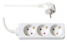 Too PSW-350 3 aljzat 5 m&eacute;ter 3x1.5mm2 eloszt&oacute; - feh&eacute;r Tv kieg&eacute;sz&iacute;tők - K&aacute;bel / csatlakoz&oacute; - Csatlakoz&oacute; / eloszt&oacute; / &aacute;talak&iacute;t&oacute; - 404303