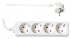 Too PSW-415 4 aljzat 1.5 méter 3x1.0mm2 fehér elosztó Tv kiegészítők - Kábel / csatlakozó - Csatlakozó / elosztó / átalakító - 404272