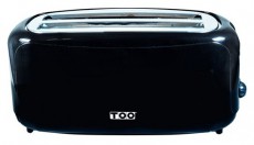 Too TO-4SL-120-B fekete 4 szeletes kenyérpirító Konyhai termékek - Konyhai kisgép (sütés / főzés / hűtés / ételkészítés) - Kenyérpirító - 500399