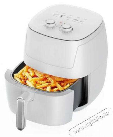 Too AF-110W-1350 W fehér 5,2 L forrólevegős sütő (air fryer) Konyhai termékek - Konyhai kisgép (sütés / főzés / hűtés / ételkészítés) - Légkeveréses főzőgép / elektromos kukta / multifunkciós sütő - 501156