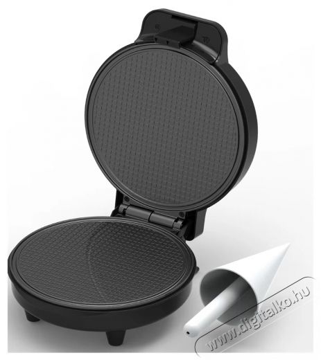 Too WM-307B fekete ostyasütő Konyhai termékek - Konyhai kisgép (sütés / főzés / hűtés / ételkészítés) - Melegszendvics / gofri sütő - 501137