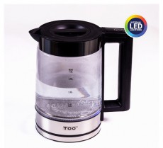 Too KE-830 1,8 L-es LED-es prémium üveg vízforraló Konyhai termékek - Vízforraló / teafőző - 502154