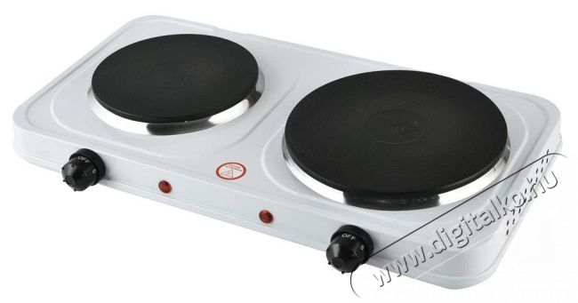 Too DHP-300WH-1000+1500W fehér elektromos főzőlap Konyhai termékek - Sütő-főzőlap, tűzhely (szabadonálló) - Elektromos főzőlap (szabadonálló) - 502755
