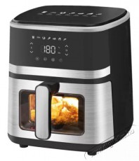 Too AF-500-S-1400 W ezüst 5 L forrólevegős sütő (air fryer/airfryer) digitális vezérléssel, betekintő ablakkal Konyhai termékek - Konyhai kisgép (sütés / főzés / hűtés / ételkészítés) - Légkeveréses főzőgép / elektromos kukta / multifunkciós sütő - 505109