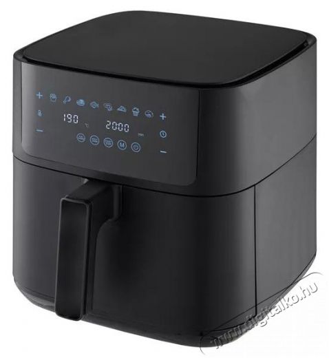 Too AF-850-B-1800 W fekete 8 L forrólevegős sütő (air fryer/airfryer) digitális vezérléssel Konyhai termékek - Konyhai kisgép (sütés / főzés / hűtés / ételkészítés) - Légkeveréses főzőgép / elektromos kukta / multifunkciós sütő - 505104
