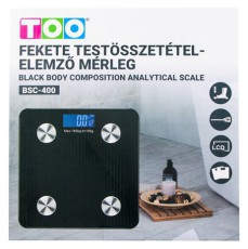 Too BSC-400 Fekete testösszetétel-elemző mérleg Szépségápolás / Egészség - Mérleg - Személy mérleg - 508612