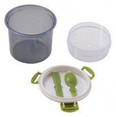 Too KT-146 joghurt tároló kanállal, ételtároló doboz 600ml Háztartás / Otthon / Kültér - Lakásfelszerelés - Tároló - 508680