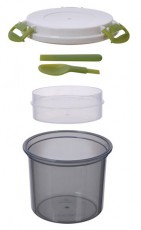 Too KT-146 joghurt tároló kanállal, ételtároló doboz 600ml Háztartás / Otthon / Kültér - Lakásfelszerelés - Tároló - 508680