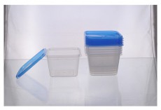 Too KT-152 6 db-os négyzetes 1.000ml-es ételtároló doboz szett Háztartás / Otthon / Kültér - Lakásfelszerelés - Tároló - 508679