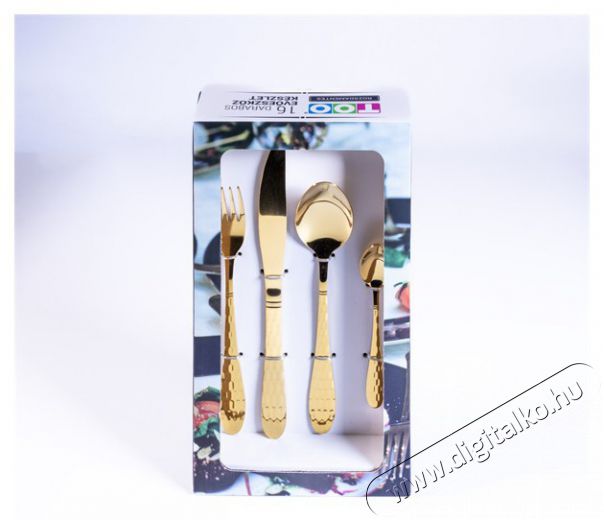 Too KT-479 G Honey arany 16 db-os evőeszköz készlet Konyhai termékek - Étkészlet - Evőeszköz készlet - 507939