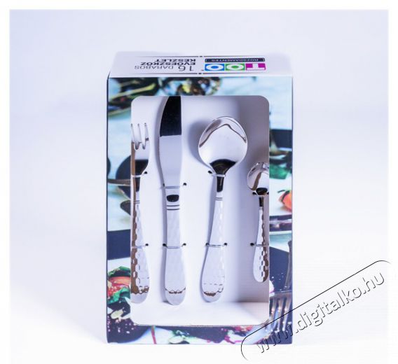 Too KT-479 S Honey Silver 16 db-os ezüst evőeszköz készlet Konyhai termékek - Étkészlet - Evőeszköz készlet - 507934