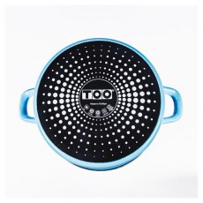 Too LINE BLUE 3,65 literes, 22cm átmérő, 11cm magasságú lábas (fazék) üveg fedővel Konyhai termékek - Konyhai eszköz - Ételfogó - 508588