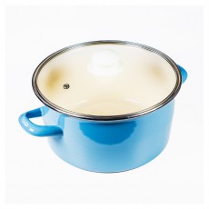 Too LINE BLUE 5,5 literes, 24cm átmérő, 12cm magasságú lábas (fazék) üveg fedővel Konyhai termékek - Konyhai eszköz - Ételfogó - 508589