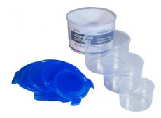 Too KT-075 4db-os 300+650+1200+2000ml-es kerek alakú ételtároló doboz szett Konyhai termékek - Edény - Ételtároló - 508843