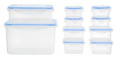 Too KT-143 10 db-os ételtároló doboz szett, 2x180ml+2x400ml+2x500ml+3x1.200ml+2.000ml Konyhai termékek - Edény - Ételtároló - 515912