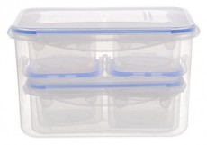 Too KT-143 10 db-os ételtároló doboz szett, 2x180ml+2x400ml+2x500ml+3x1.200ml+2.000ml Konyhai termékek - Edény - Ételtároló - 515912